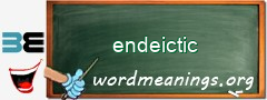 WordMeaning blackboard for endeictic